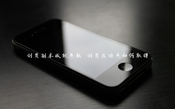 剑灵副本成就点数 剑灵武功点如何取得