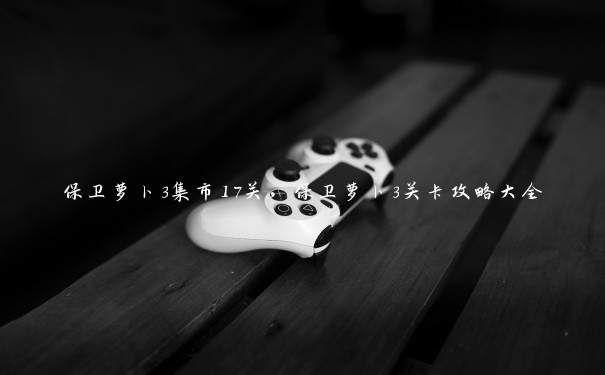 保卫萝卜3集市17关,保卫萝卜3关卡攻略大全 保卫萝卜3集市17关,保卫萝卜3关卡攻略大全