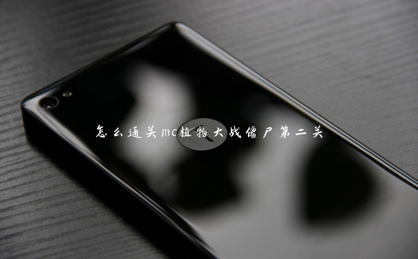 怎么通关mc植物大战僵尸第二关 怎么通关mc植物大战僵尸第二关