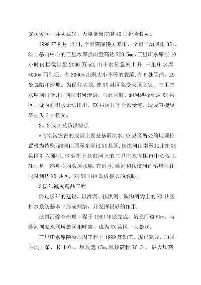 城市防洪策略与方案解析
