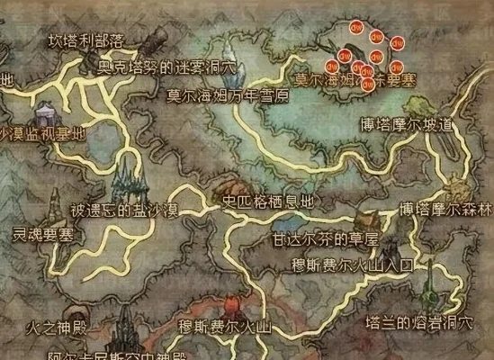 永恒之塔300采集分布图-永恒之塔采集分布图